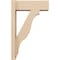 Ekena Millwork 5 1/2-in W x 14-in D x 22-in H Funston Block Rough Cedar Woodgrain TimberThane Outlooker, Primed Tan OUTUR055X14X22FST44RCPR - alternate 4